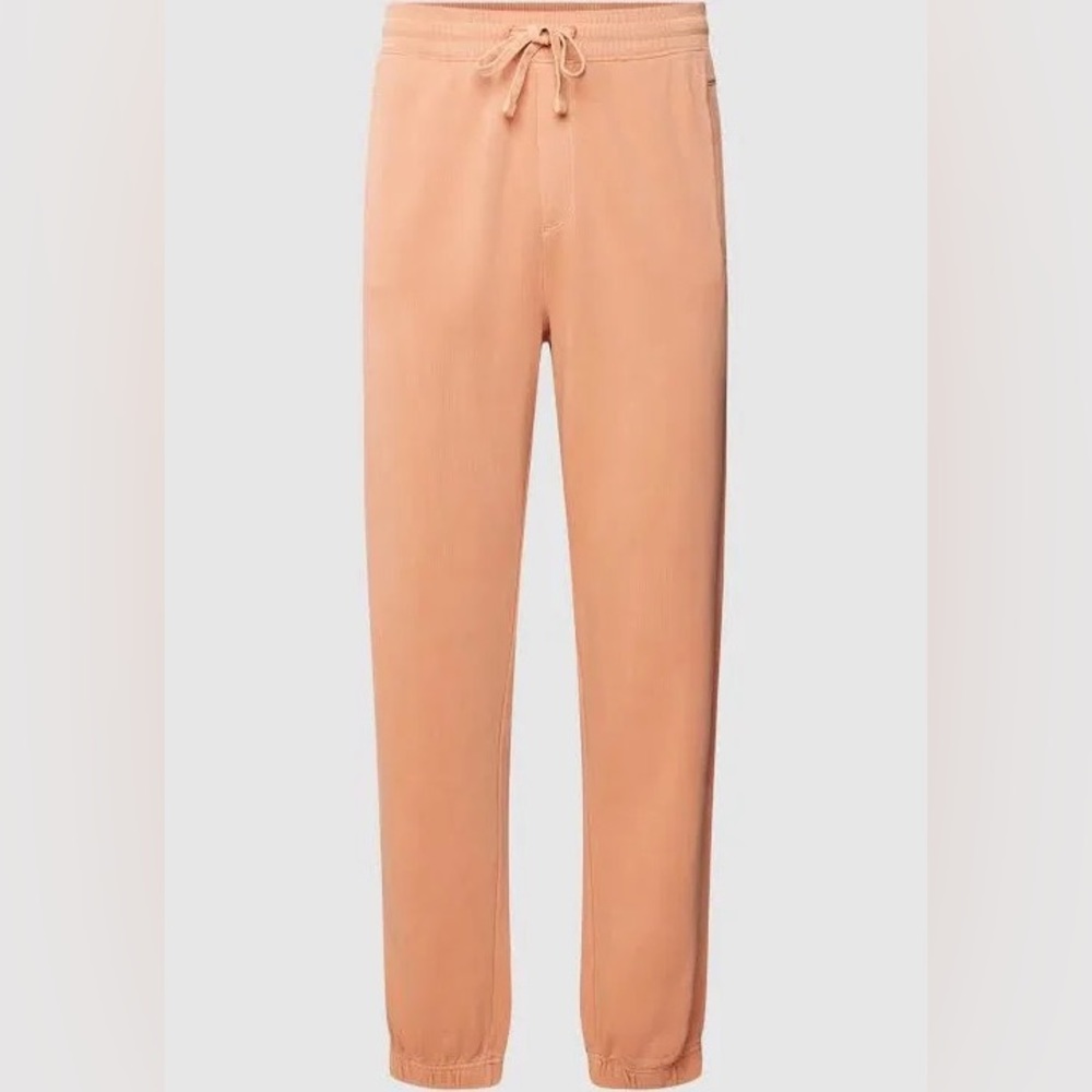 HUGO mens orange sweatpant joggers